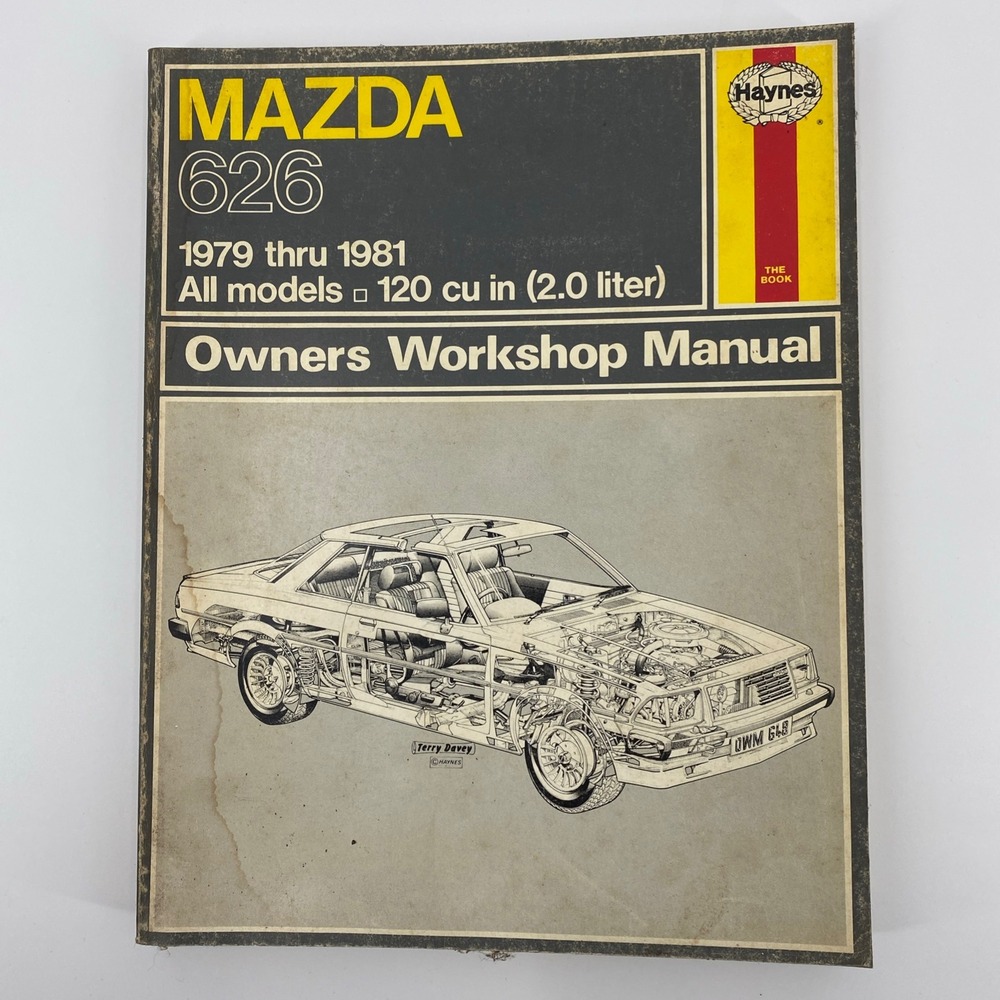 Haynes Mazda 626 Owners Workshop Manual 1979-1981 2.0L Sedan Coupe Repair Book
